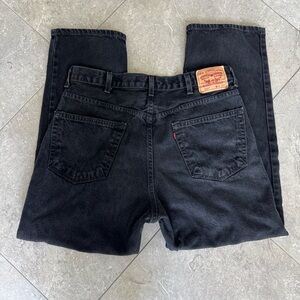 Levi's 550 black men’s jeans size W40 L30